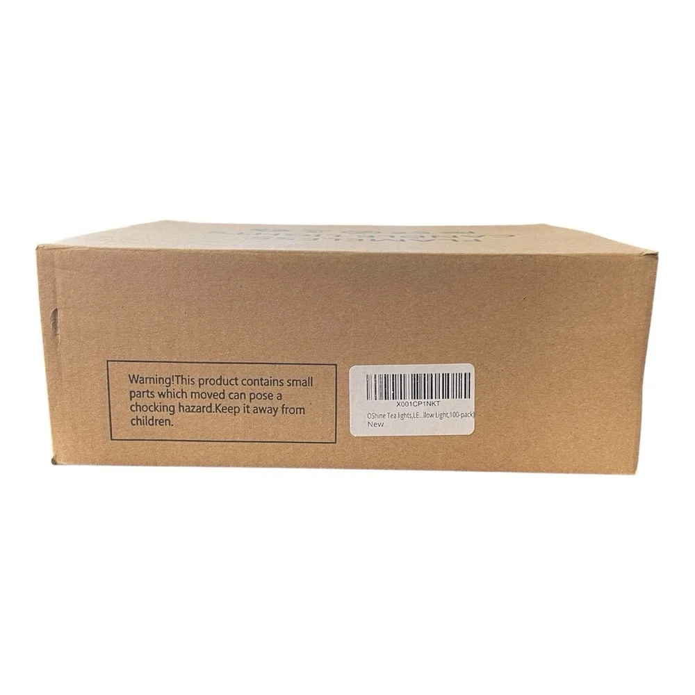 OShine Flameless Candle Tea Lights Yellow‎ Light 100 Pack